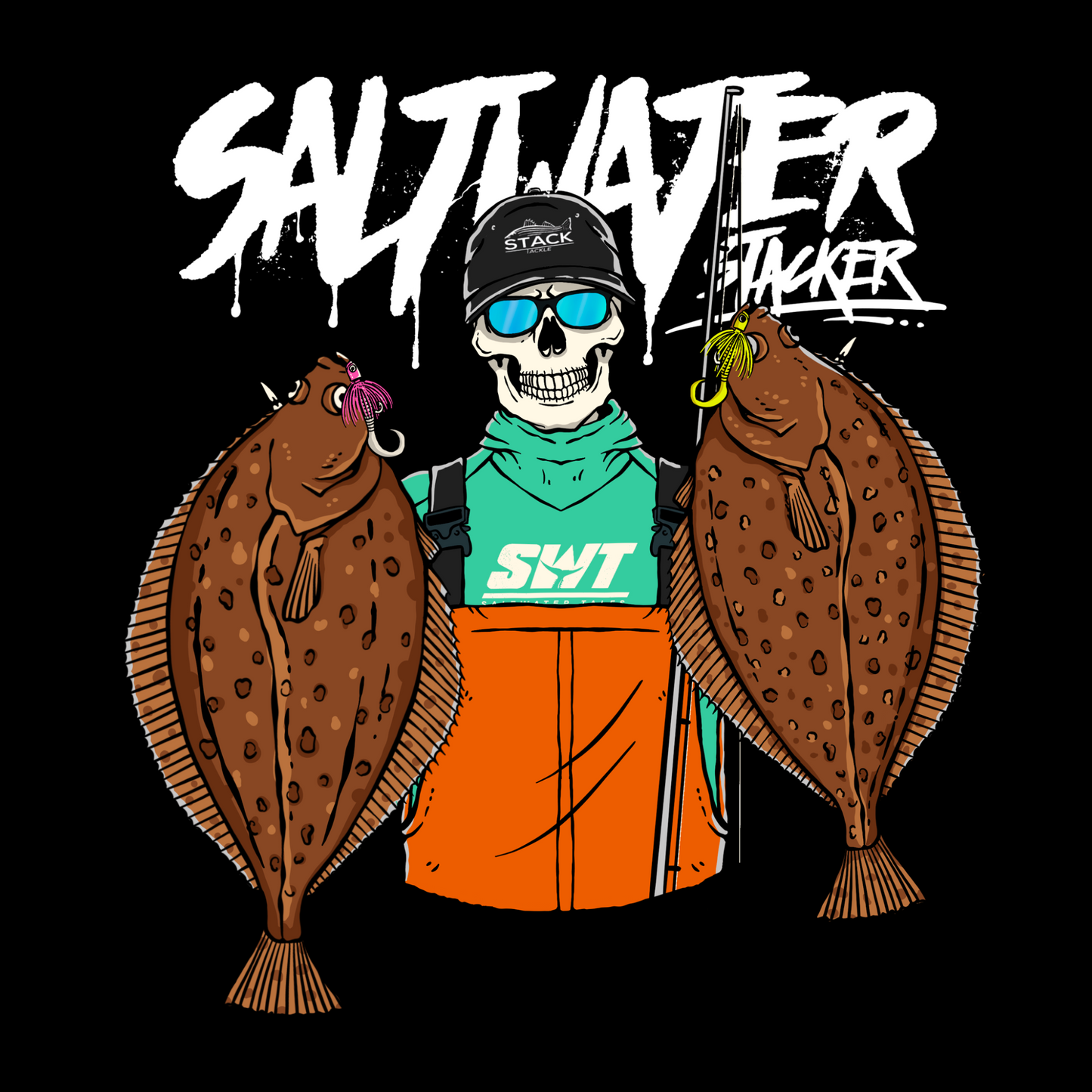 Saltwater Stacker/Black Glow