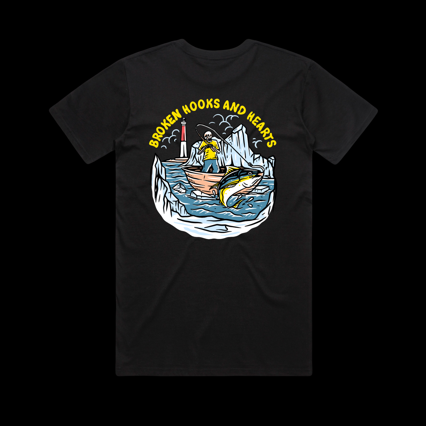 Broken Hooks and Hearts Short Sleeve T-Shirt