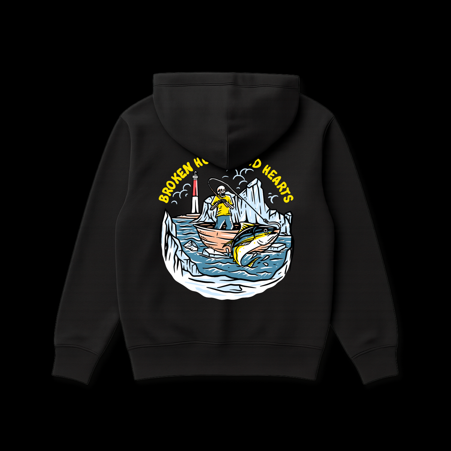 Broken Hooks and Hearts Hoodie