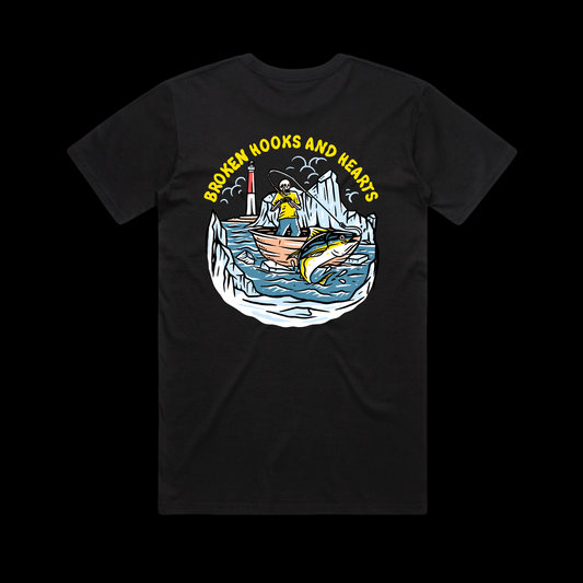 Broken Hooks and Hearts Short Sleeve T-Shirt