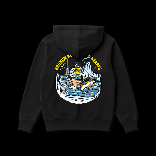 Broken Hooks and Hearts Hoodie
