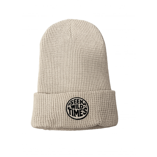 Seek Wild Times Waffle Beanie