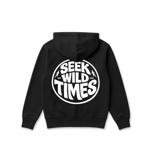 Seek Wild Times Hoodie (Black)